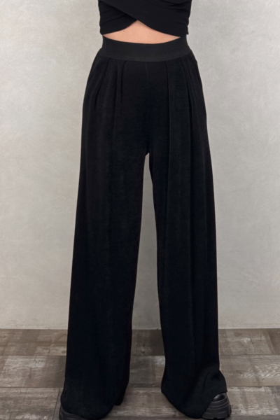 Lamante Pia Triko Pantolon - Siyah