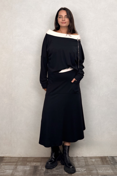 Lamante Carla Etek - Siyah