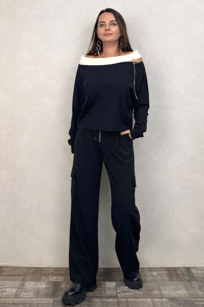 Lamante Carla Bluz - Siyah