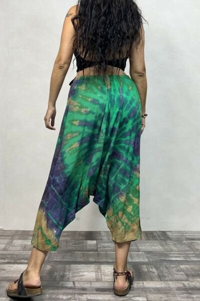 Batik Salaş Şalvar - Yeşil