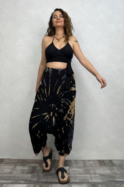 Batik Salaş Şalvar - Siyah