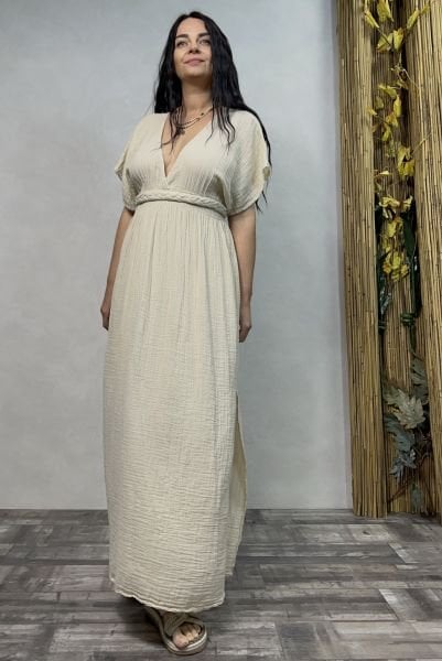 Helen Elbise Beige - Bej