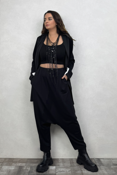 Lamante  Zoi Şalvar - Siyah