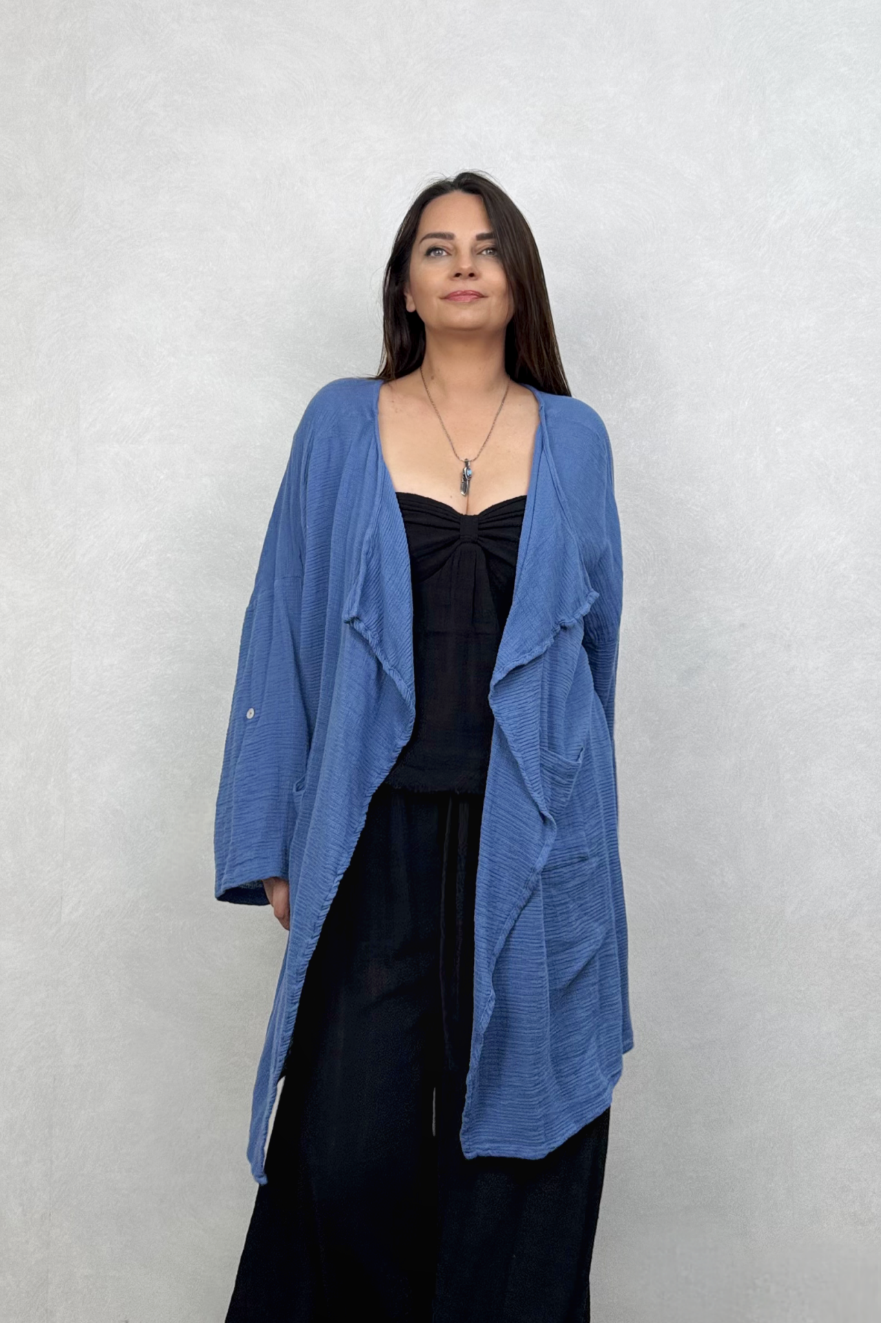 Freya Kaftan Nature Kaftan  Moonlight Blue - Mavi