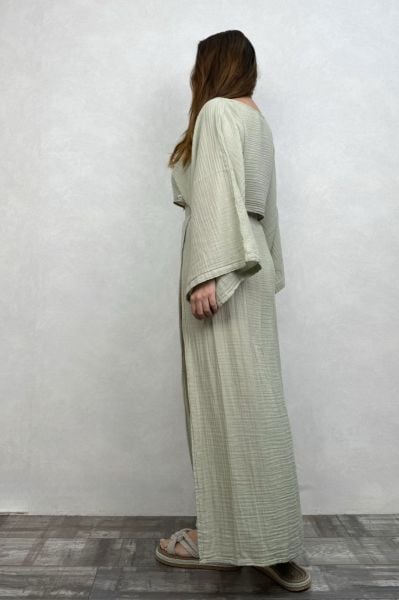 Bia Müslin Etek Sea Green - Su Yeşili