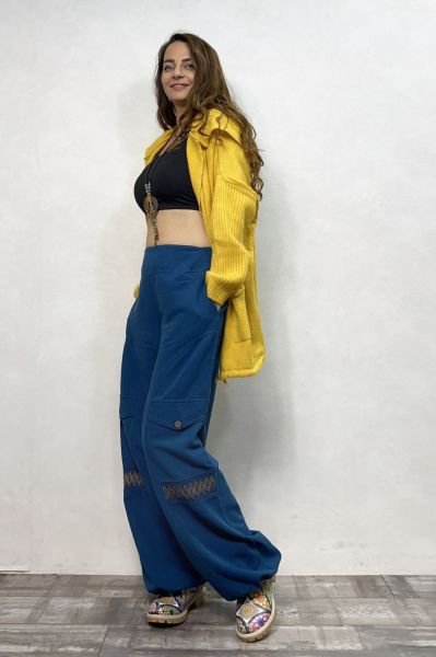 Kargo Model Gabardin Pantolon- Petrol