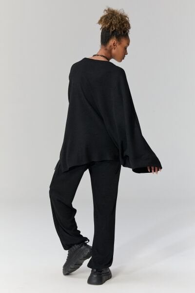 Lamante Riga Triko Bluz - Siyah