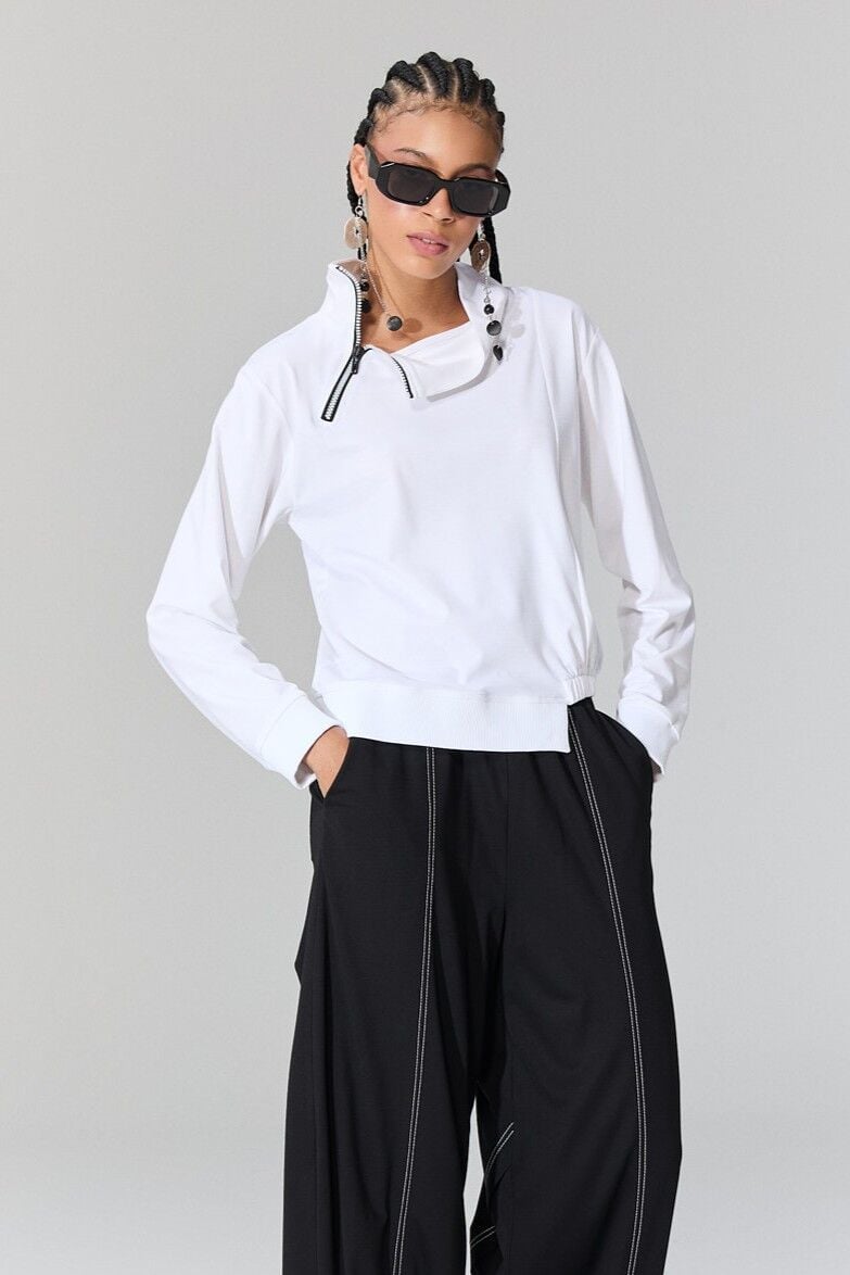 Lamante Doria Bluz - Beyaz