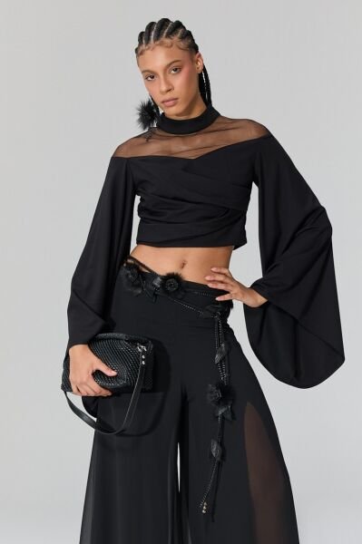 Lamante Libra Double Face Bluz&Ceket - Siyah