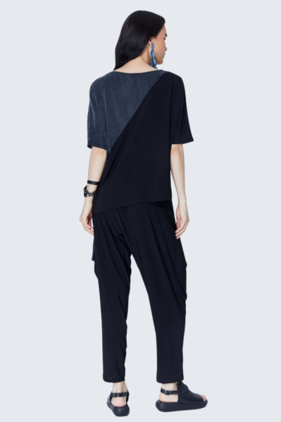 Lamante Boogie Okaliptus Cep Detaylı Pantolon - Siyah