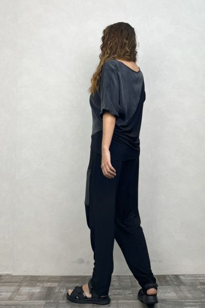 Lamante Boogie Okaliptus Cep Detaylı Pantolon - Siyah