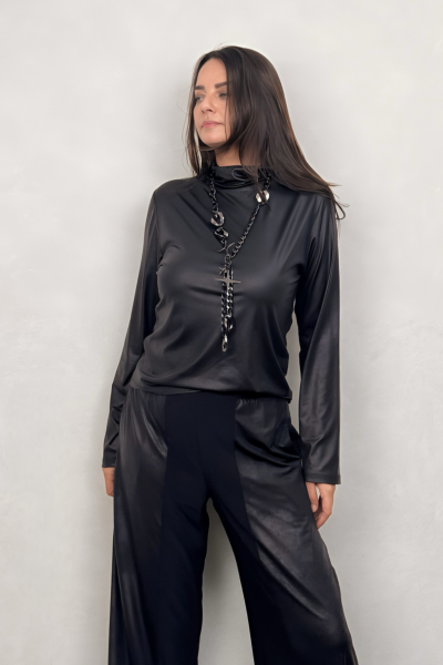 Lamante Nepit Bluz - Siyah