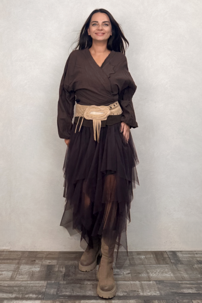 Kat Kat Tül Etek - Soğuk Kahve