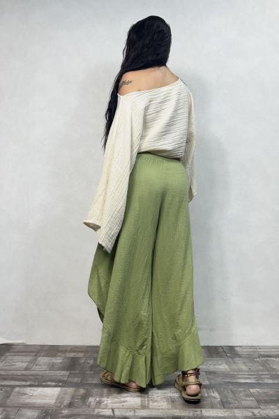 Olympos Pantolon Sage Green- Yeşil