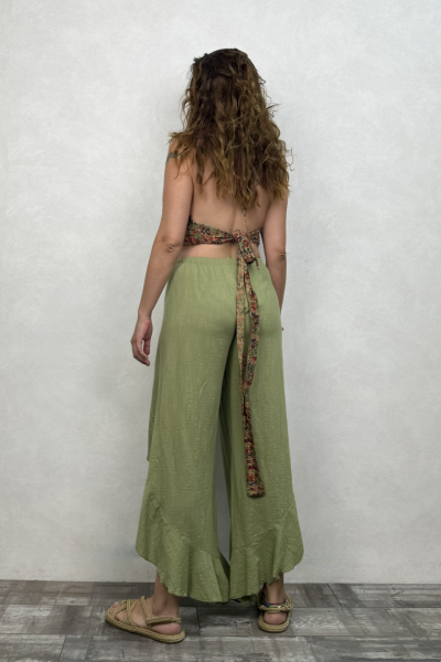 Olympos Pantolon Sage Green- Yeşil