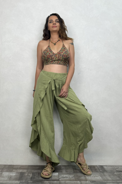 Olympos Pantolon Sage Green- Yeşil