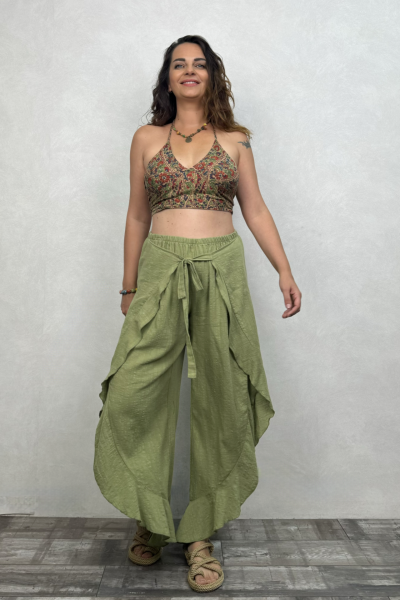 Olympos Pantolon Sage Green- Yeşil