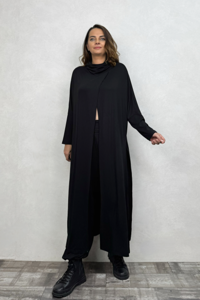 Degaje Triko Tunik - Siyah