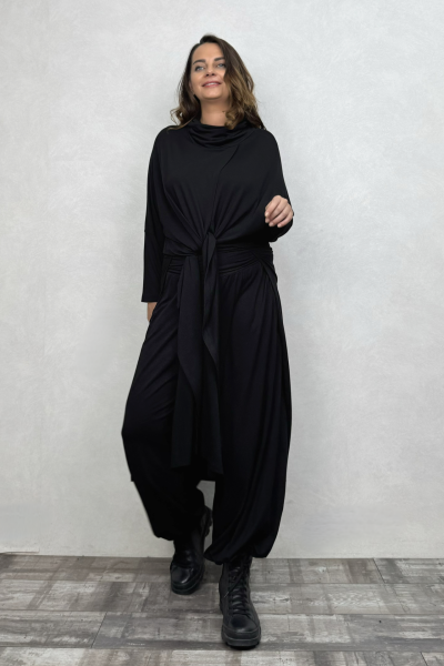 Degaje Triko Tunik - Siyah