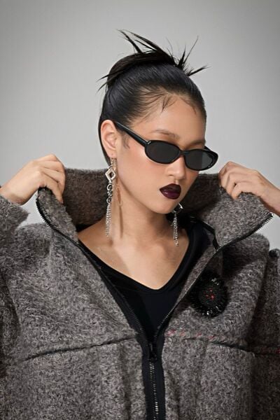 Lamante Salkım Küpe - Silver