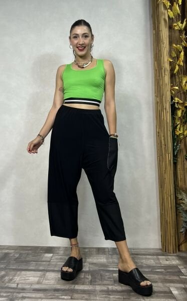 Lamante Crop- Yeşil