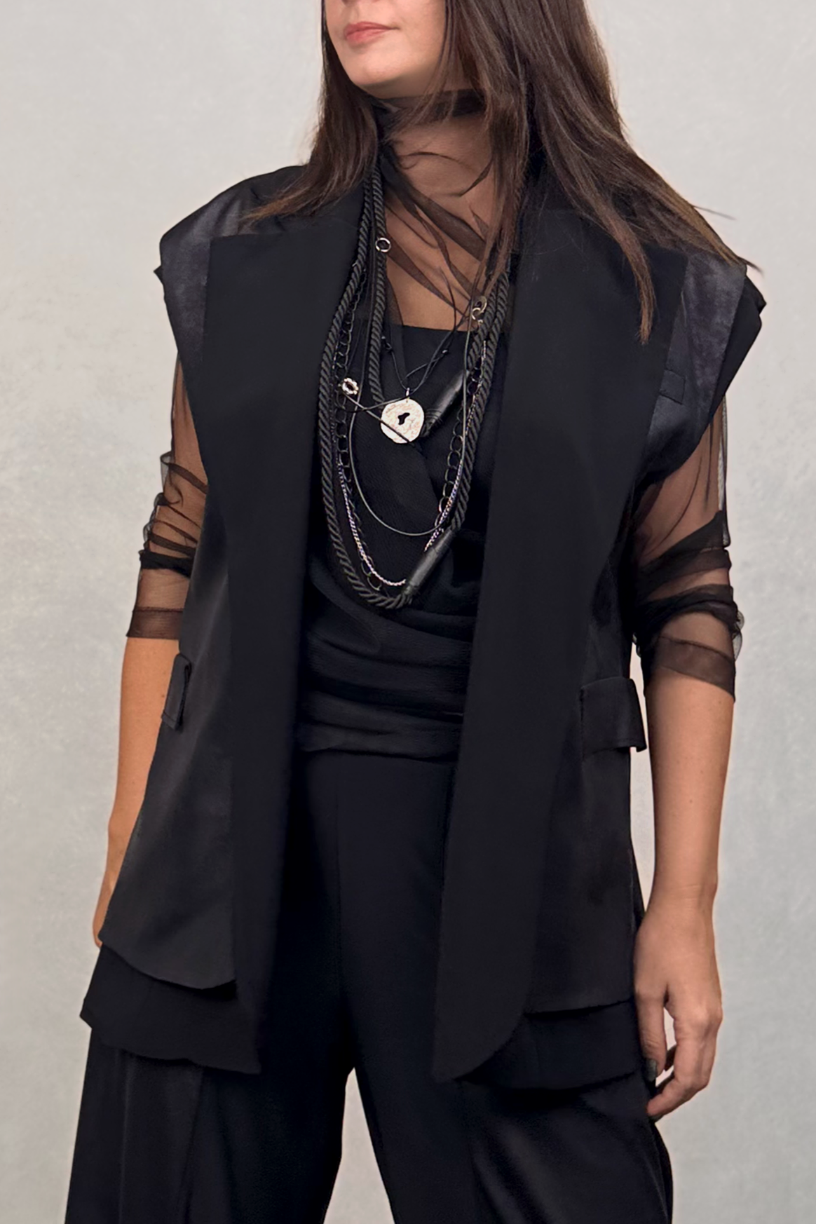 Lamante Forte Yelek - Siyah