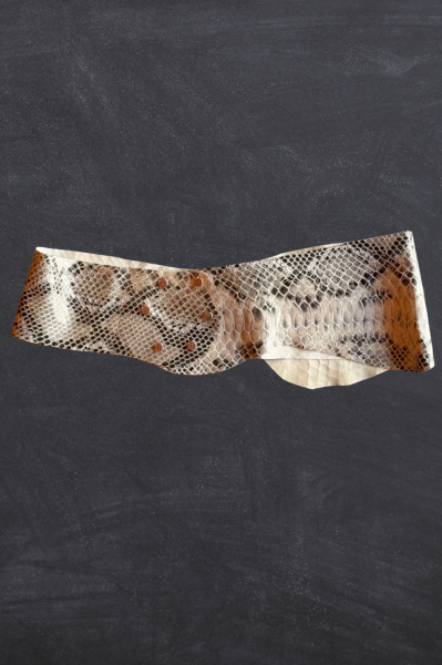 El Yapımı Dokulu Deri Kemer - Gri Siyah 68