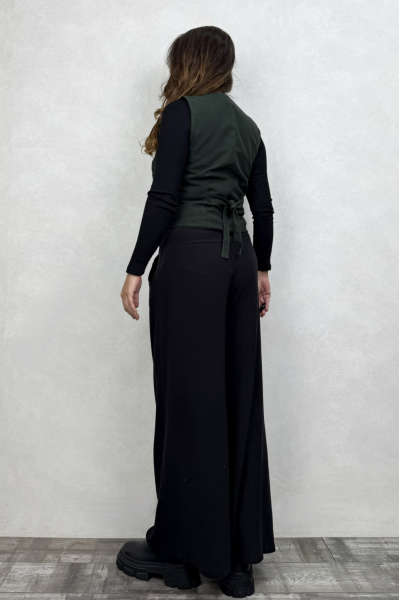 Juana Kaşe Yelek - Acı Yeşil