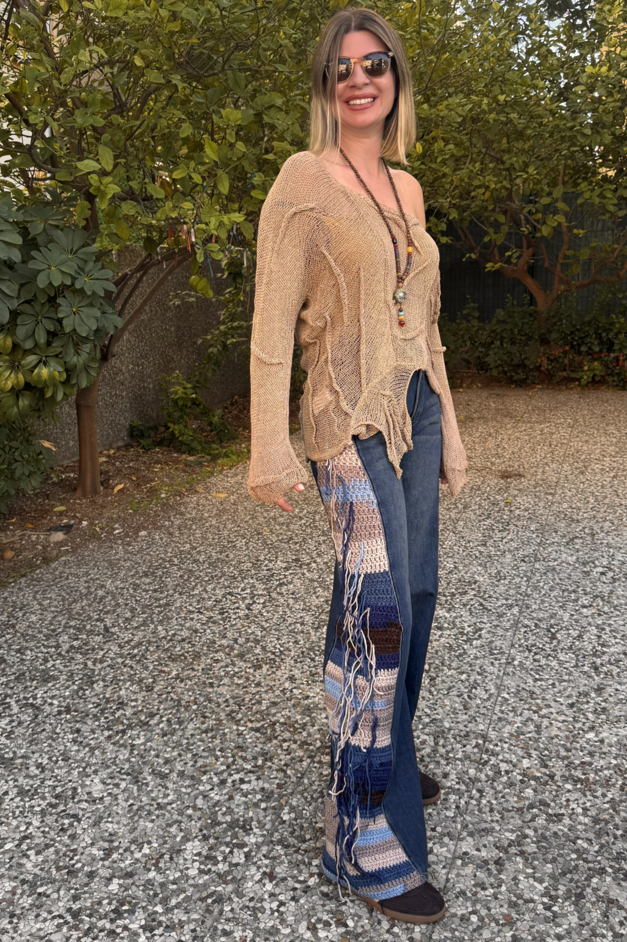 Janis Bohem Tasarım Kot Pantolon - Mavi