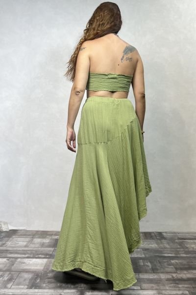 Via Crop Sage Green- Yeşil