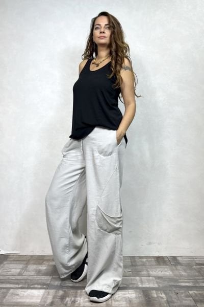 Jasmin Pantolon - Açık Gri