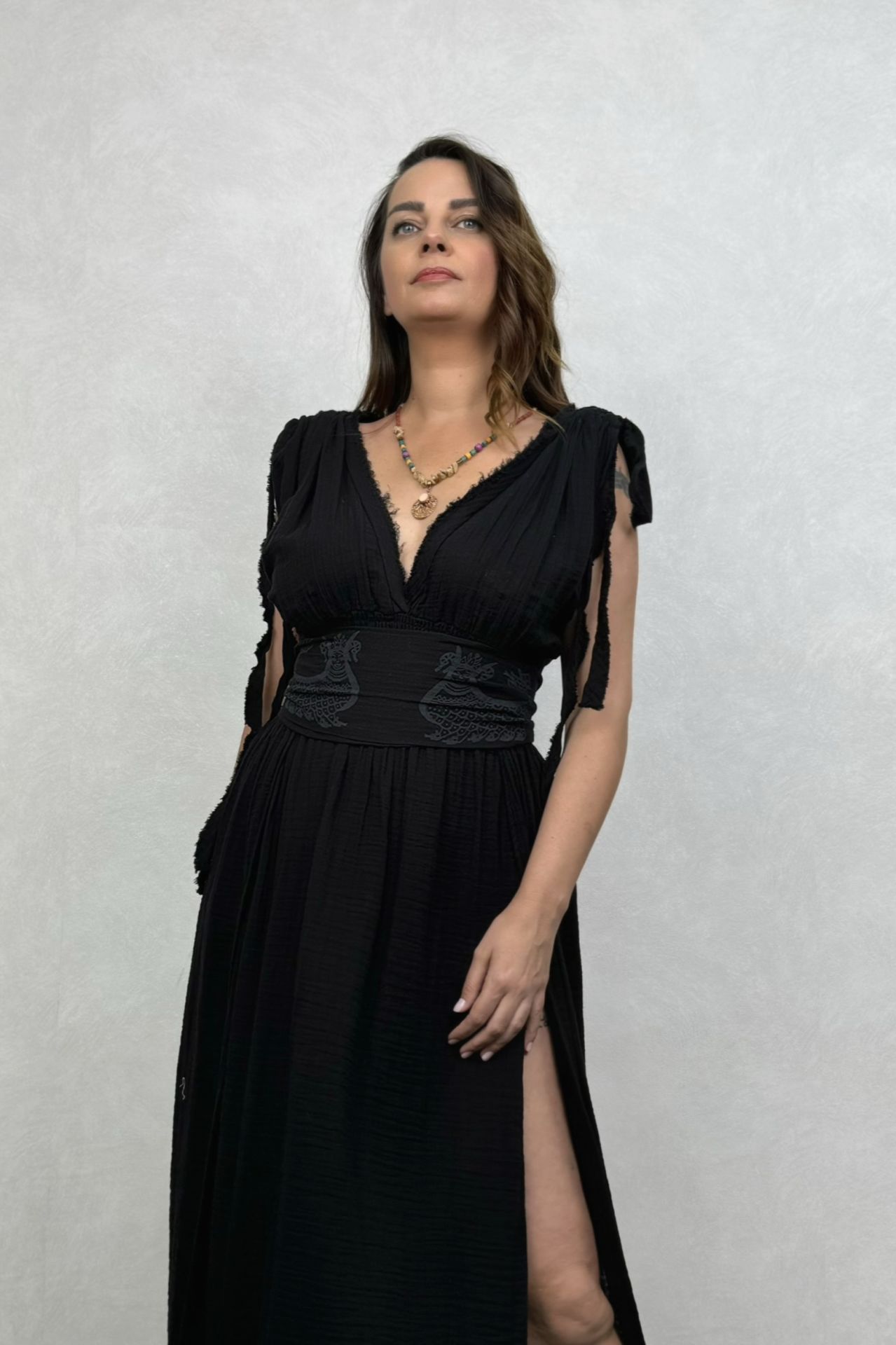 Şahmeran Elbise - Siyah