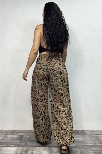 Juliet Pantolon - Hiyeroglif Taba