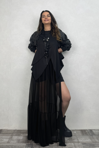 Lamante Giza Bluz -Siyah