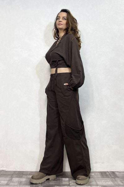 Jasmin Pantolon - Acı Kahve