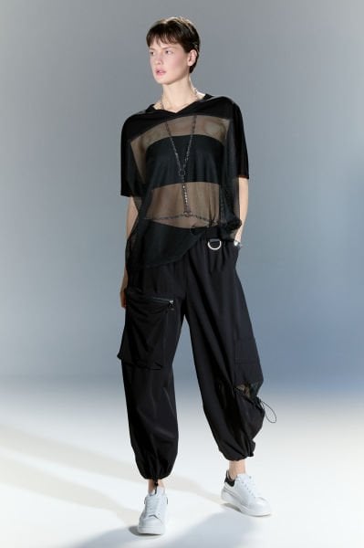 Lamante Ghost Kargo Pantolon -Siyah