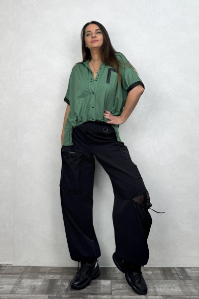 Lamante Ghost Kargo Pantolon -Siyah