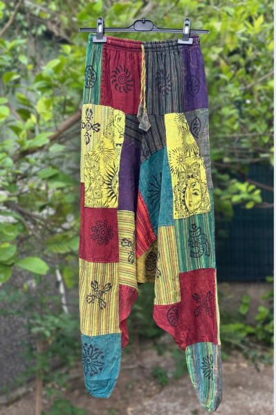 Nepal Patch Şalvar - Çok Renkli 2