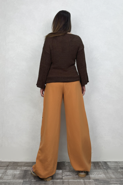 Kargo Model Gabardin Pantolon - Hardal