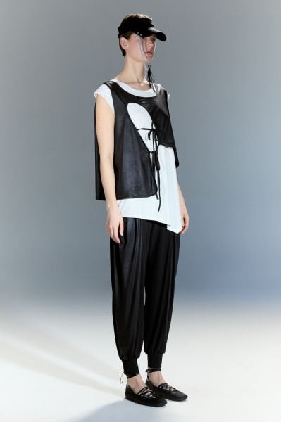 Lamante Yelekli İkili Bluz - Beyaz