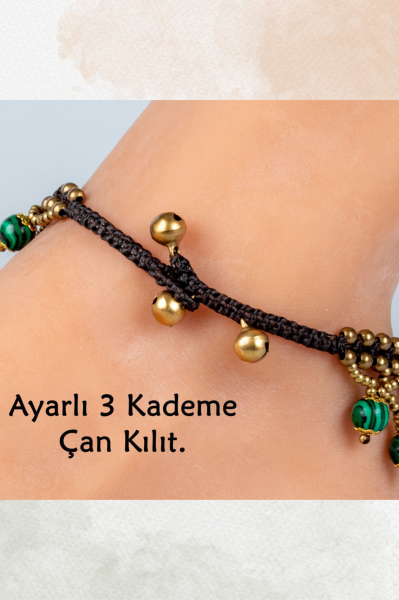 Doğal taş Halhal -Kırmızı Salkım