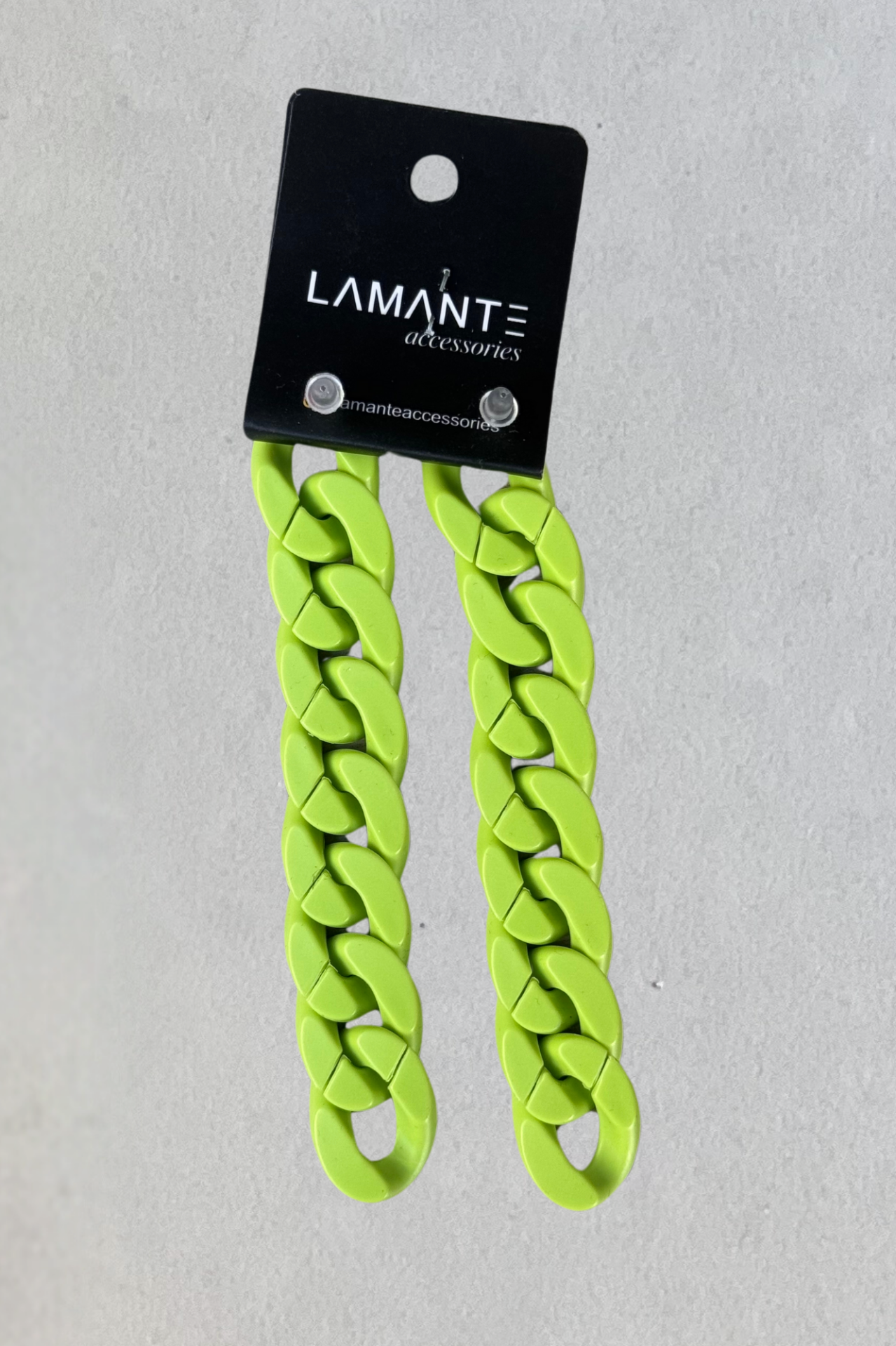 Lamante Neon Küpe- Neon Yeşil