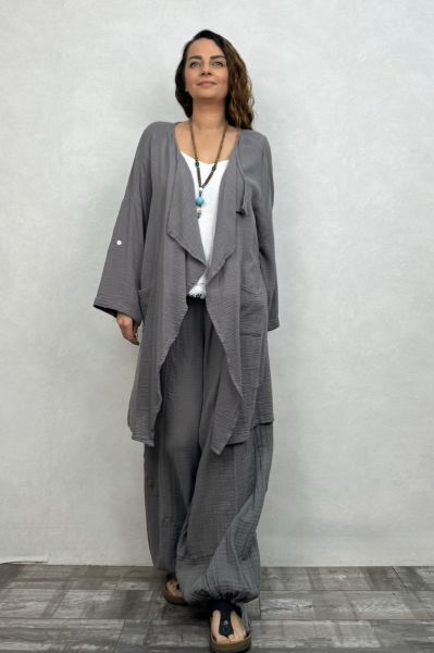 Freya Kaftan Nature Kaftan  Dark Grey - Antrasit