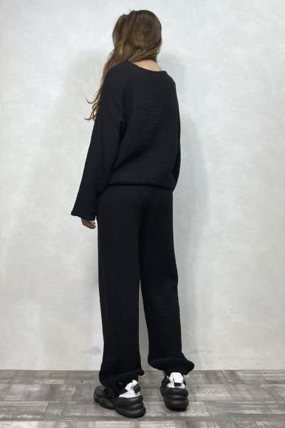 Margo Müslin Bluz - Siyah