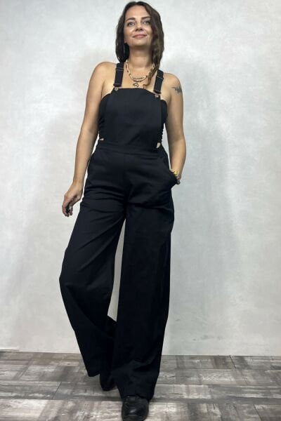 Bol Paça Salopet Fit Tulum - Siyah