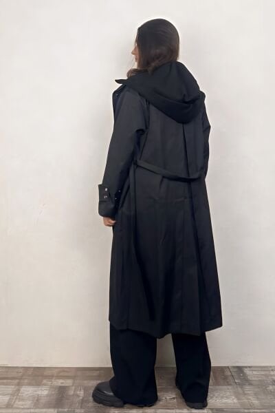 Lamante Premium Trençkot  - Siyah