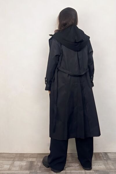 Lamante Premium Trençkot  - Siyah