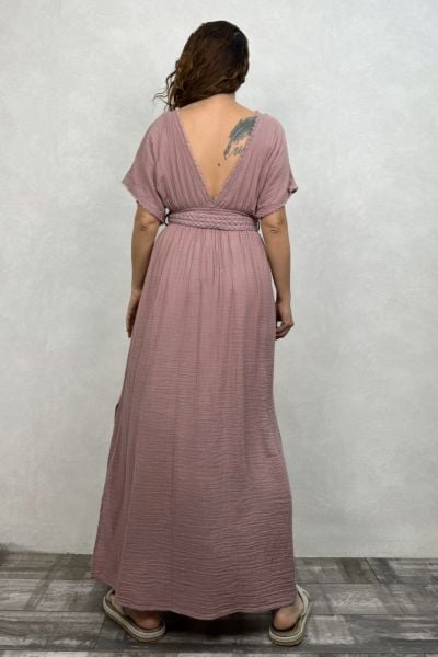 Helen Duo Elbise Wood Rose - Yaban Gülü
