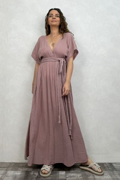 Helen Duo Elbise Wood Rose - Yaban Gülü