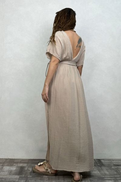 Helen Duo Elbise Stone - Taş Rengi